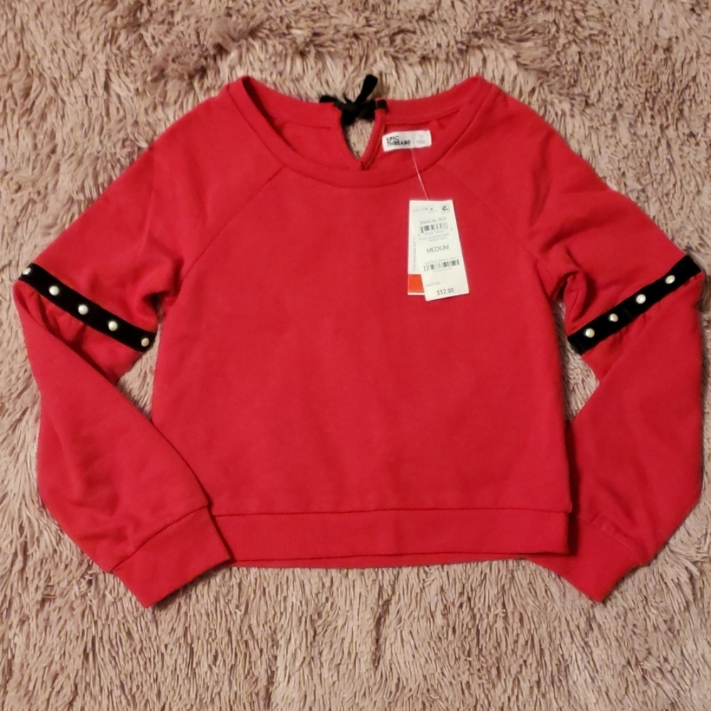 Sassy red sweater
